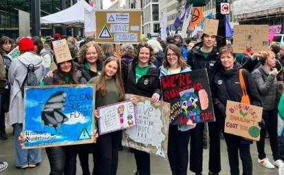 AG team at Westminster for 'The Big One' climate protest