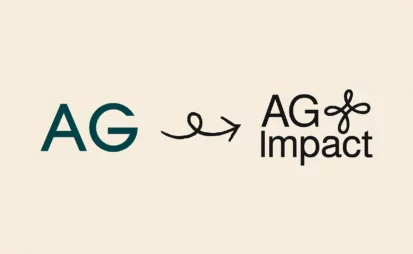 Old and new AG logos