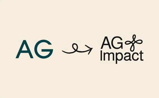Old and new AG logos