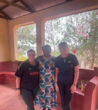 Ciara, friend and Mama Maasai